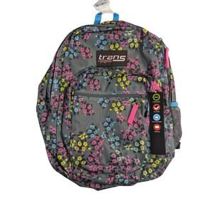 JanSport Supermax Sweet Meadow Floral Backpack Book Bag New With Tags